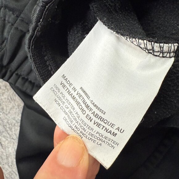 Nike Jogger Men M Black 28" Tapered Fleece DRI-FIT Sweatpants AO2370 b114 - Picture 5 of 16